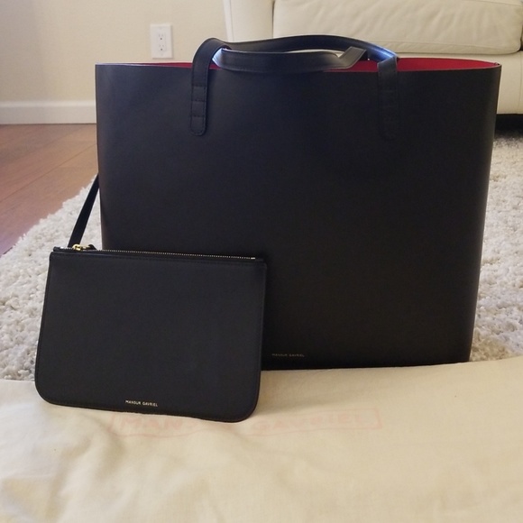Mansur Gavriel Handbags - Mansur Gavriel Large Leather Tote